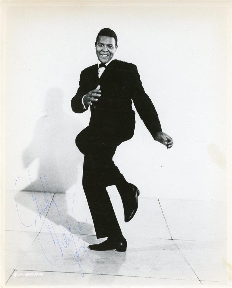 Chubby Checker- Signed B&W Vintage Photograph