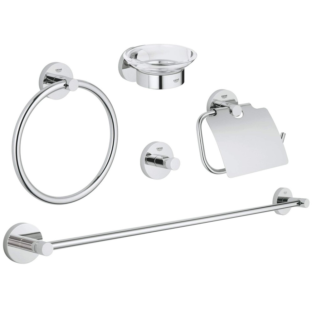 Grohe Essentials Master Bathroom Set 5In1 Starlight