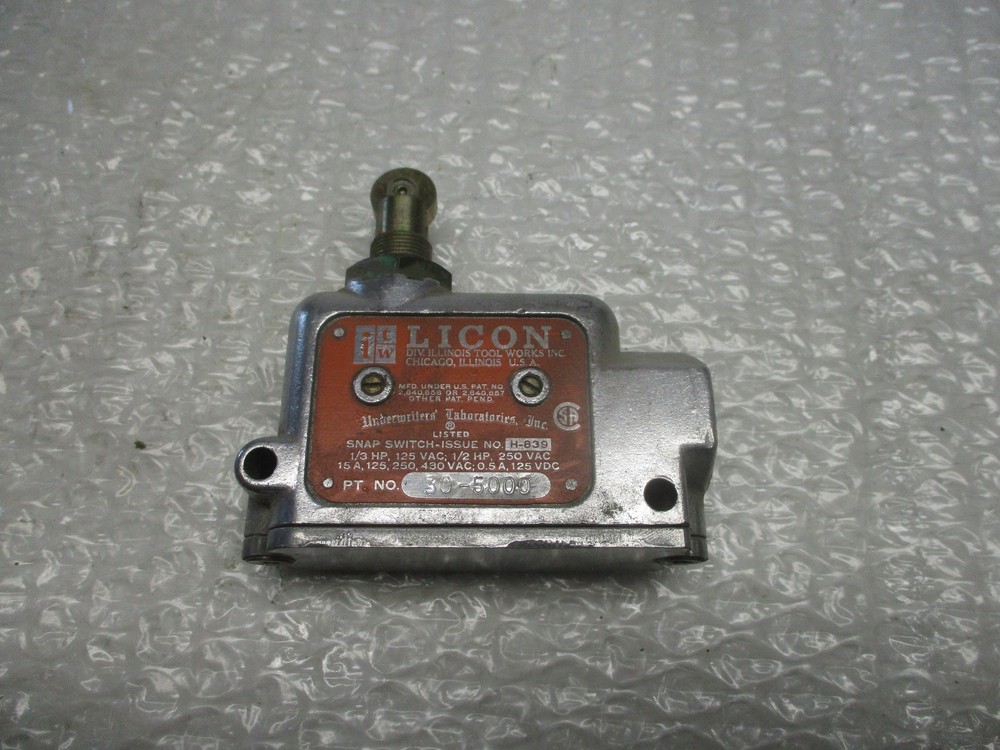 LICON ITW 30-5000 LIMIT SWITCH UNMP