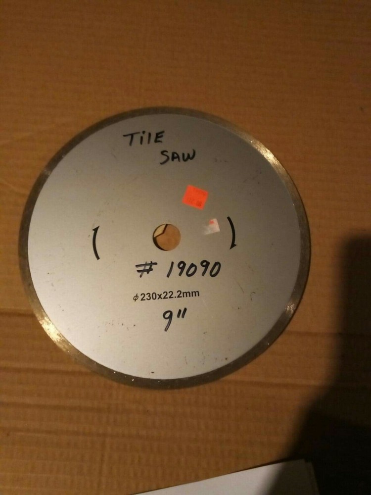 9" Continuous Rim Tile Saw Blade #19090