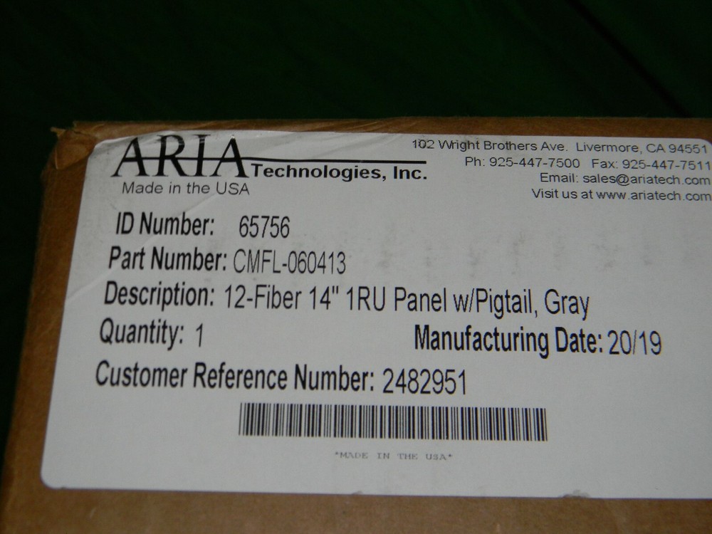 ARIA 1RU 14" RDR CASSETTE READY RACKMOUNT ENCLOSURE