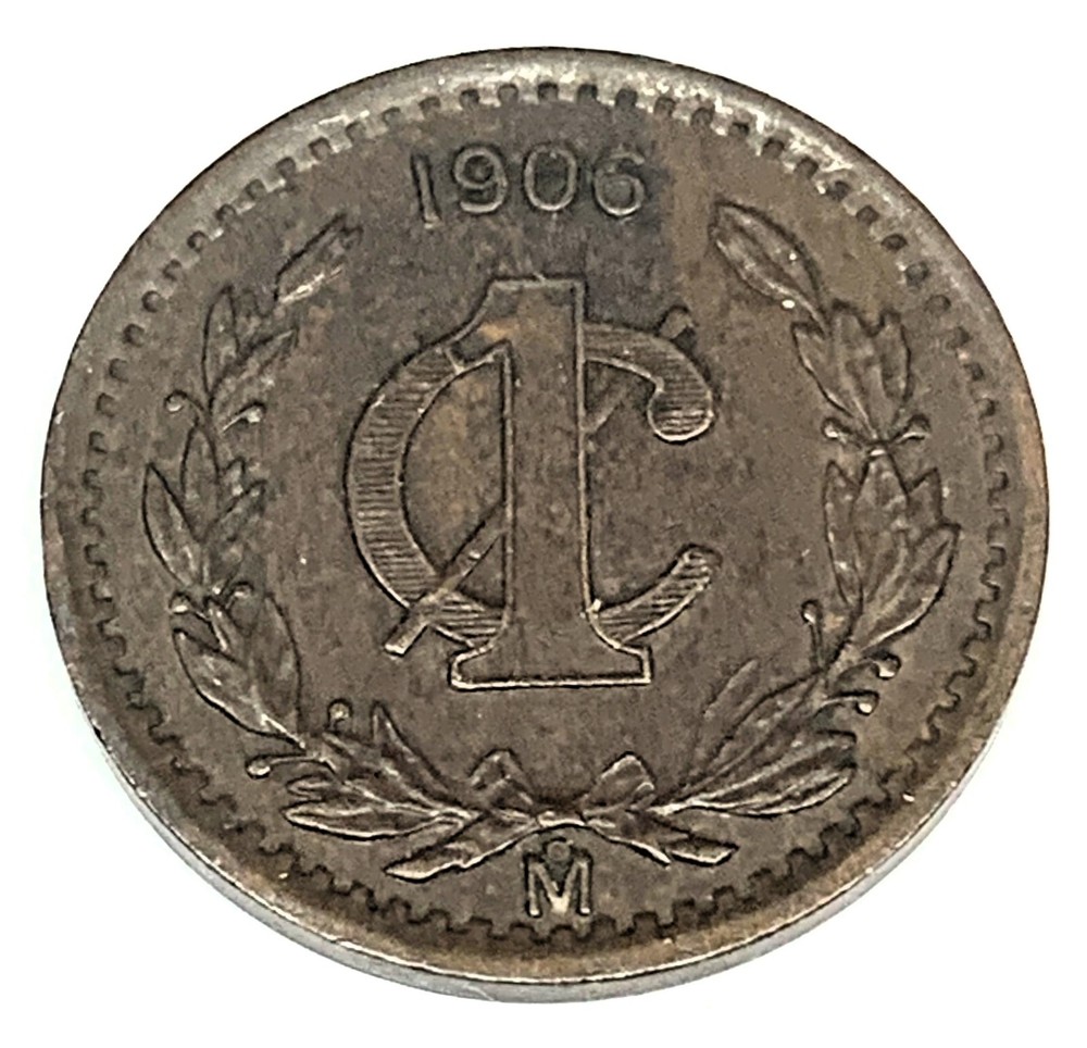 # C6180   MEXICO  COIN,     ONE CENTAVO   1906
