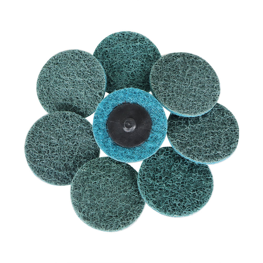 50PCS 2 inch Fine Surface Conditioning Discs Roll Lock Die Grinder Sanding Pads