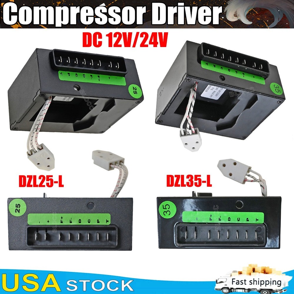 Car Refrigerator DC12V 24V DZL25/DZL35 Variable Frequency Compressor Driver Unit