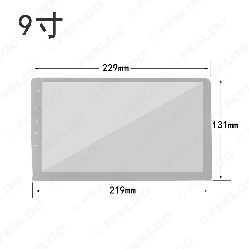 Android-based modification panel frame for 2009 Porsche Cayenne Turbo