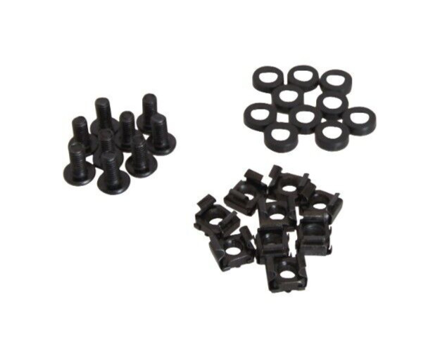 Fixed Server Rack Shelf 1U 19" 4 Post Mount Adjustable 17"-33" Extension Vented