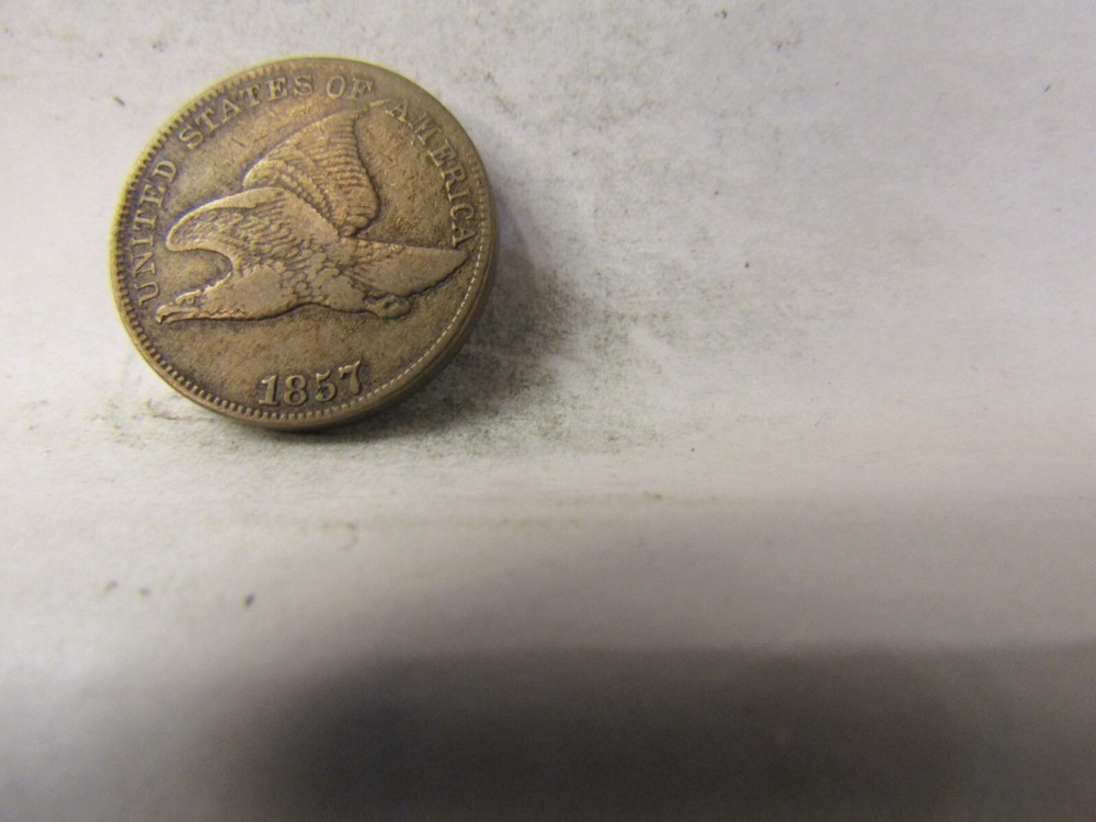 UNITED STATES 1858 FLYING EAGLE CENT FINE CONDITION*