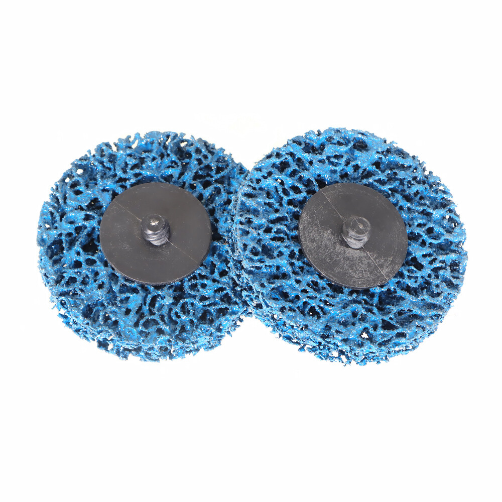 25 Pack 3 Inch Quick Change Easy Strip & Clean Discs Blue For Paint Rust