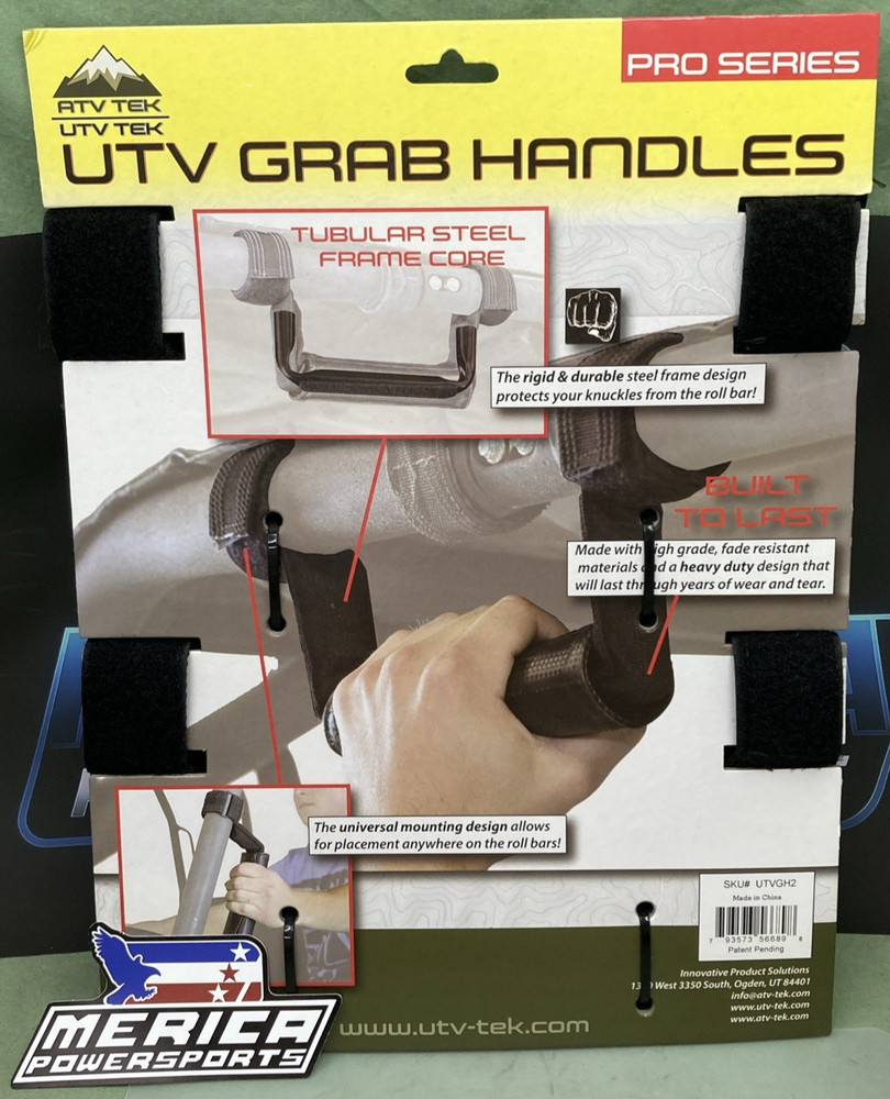 NEW GENUINE ATVTEK UTVGH2 UTV GRAB HANDLE SET PRO SERIES