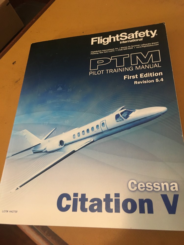 Cessna Citation V Pilot Training Manual