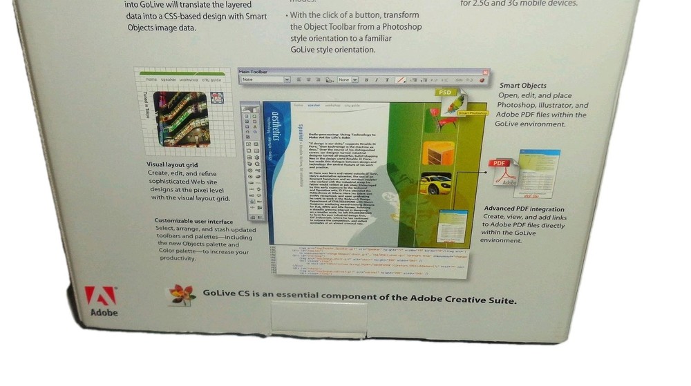 ADOBE GoLive CS Upgrade With Serial # Number For Windows