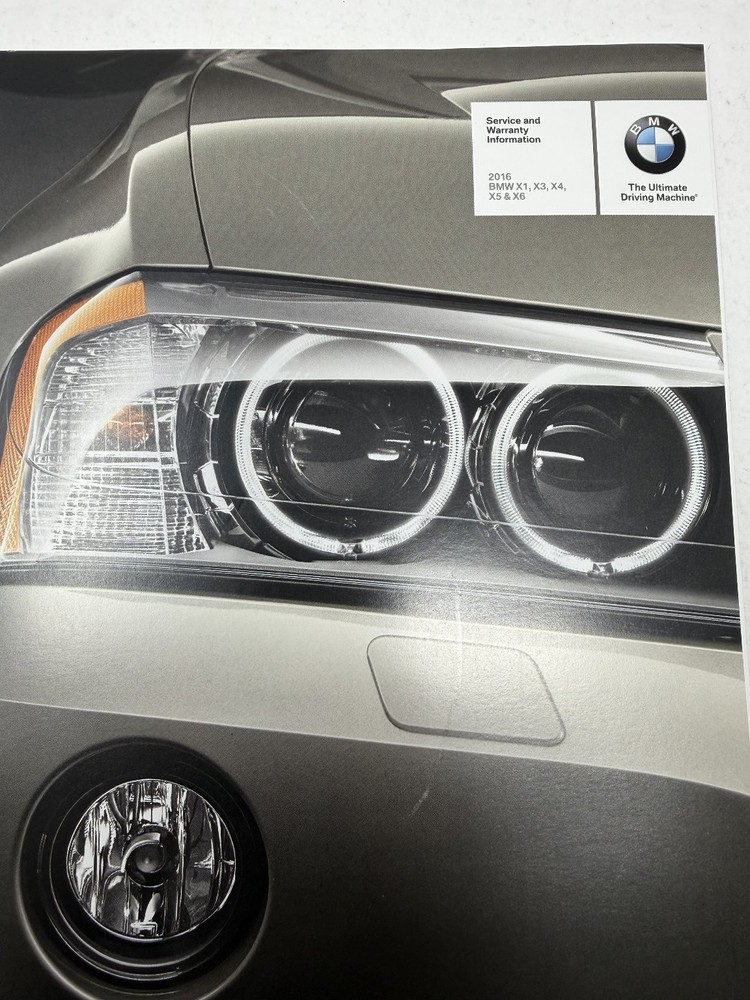 2016 BMW X5 Owners Manual OEM Set