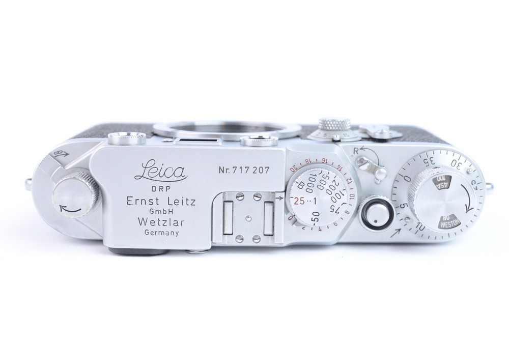 Leica IIIf Rangefinder Camera #717207. Case only. Circa 1954.