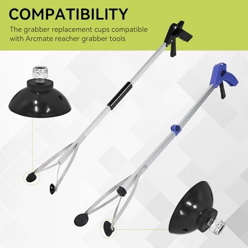 Reacher Grabber Tool Replacement Suction Cups Compatible with Arcmate EZ