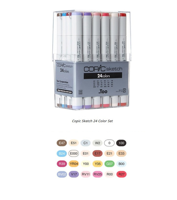 COPIC Sketch Marker 24 Color