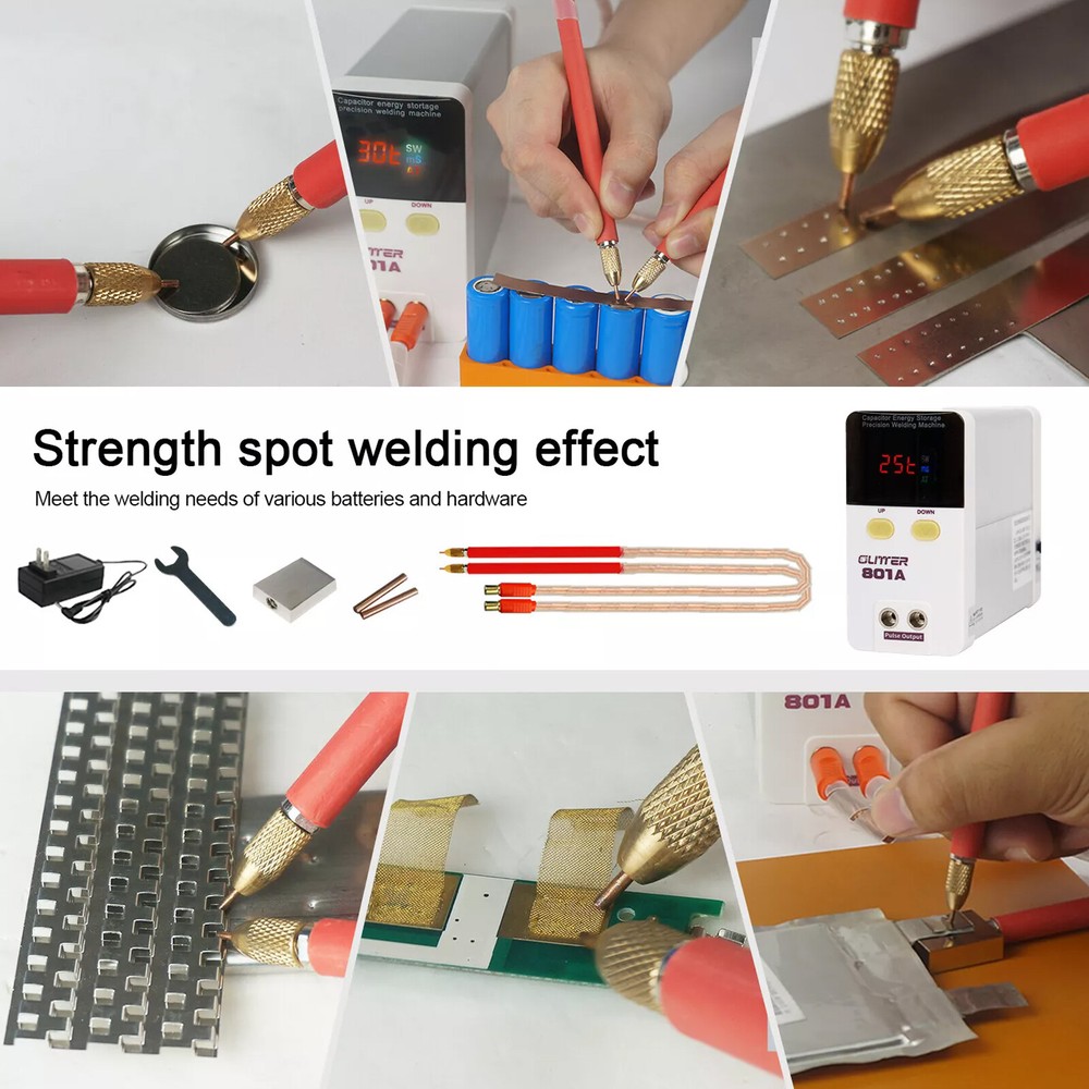 801A Capacitor Energy-Storage Pulse Welding Machine For Mobile Phone Battery E6