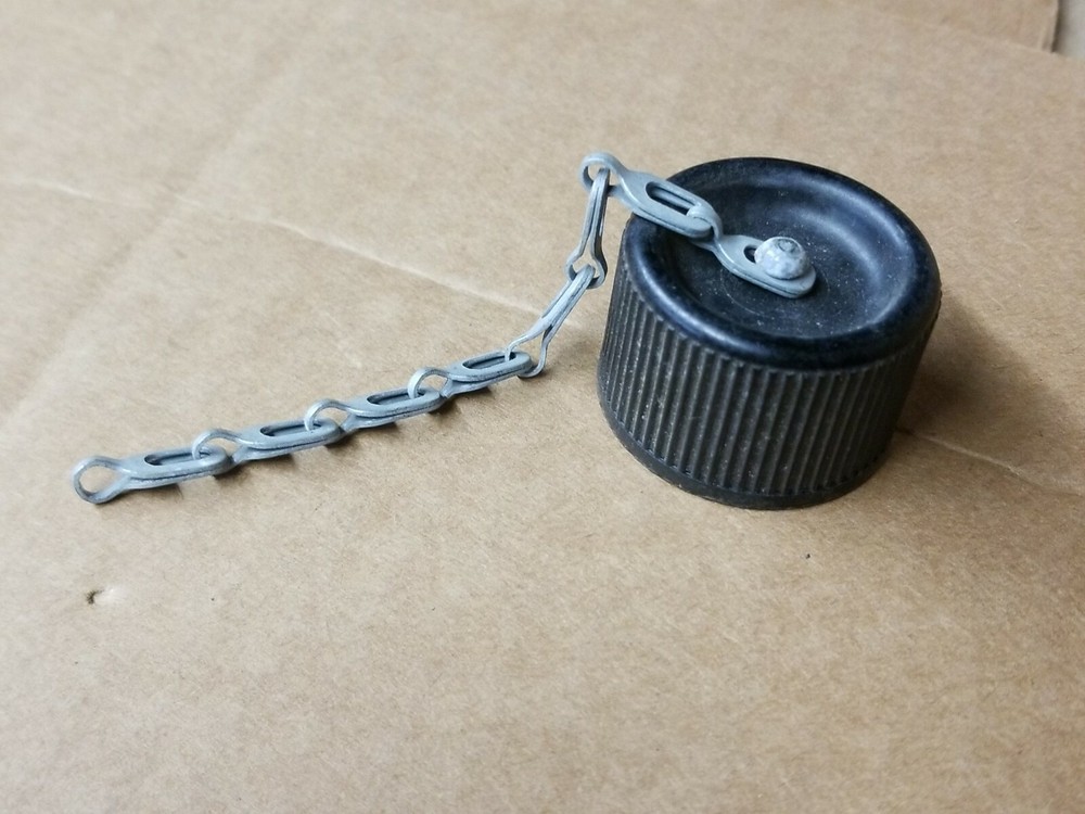 USGI Original Replacement Canteen Cap with Cork and Chain