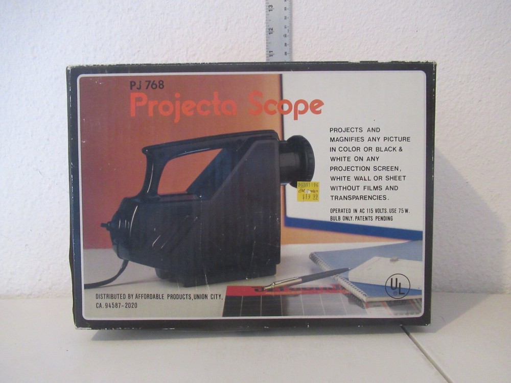 Projecta Scope Slide Projector WORKS IN BOX