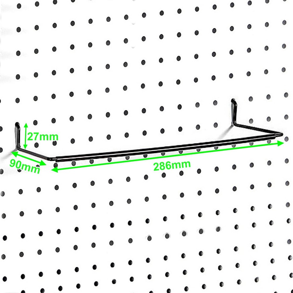 2 Pack Pegboard Towel Holder for Kitchen Workshop Garage Pegboard Accessories