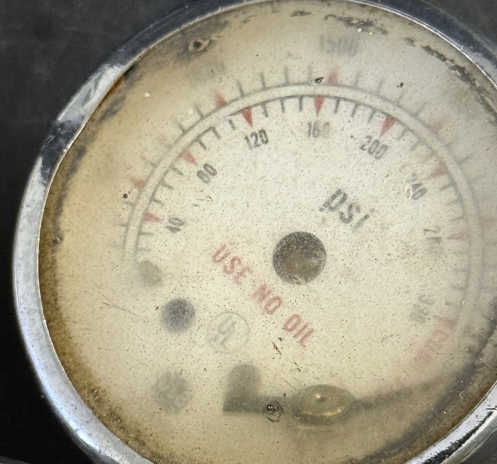 Harris Listed Compressed Gas Regulator 1-2584 Vl03