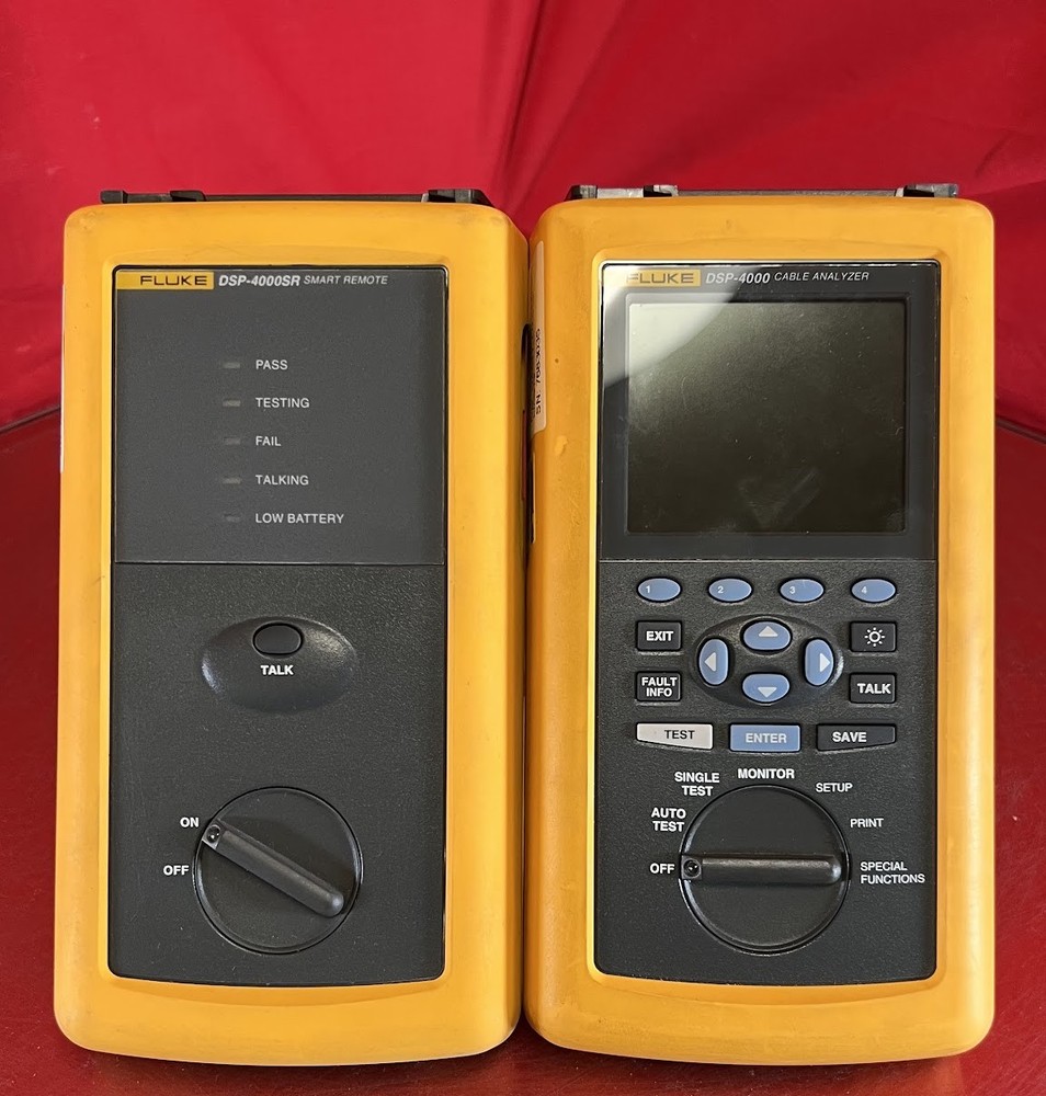 Fluke DSP-4000SR Smart Remote and Cable Analyzer