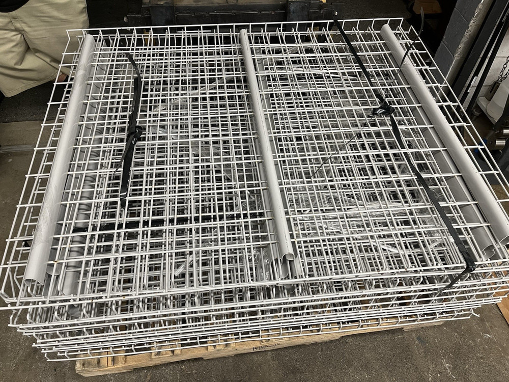 42" x 52" Wire Mesh Decking Pallet Rack deck grates Waterfall edge