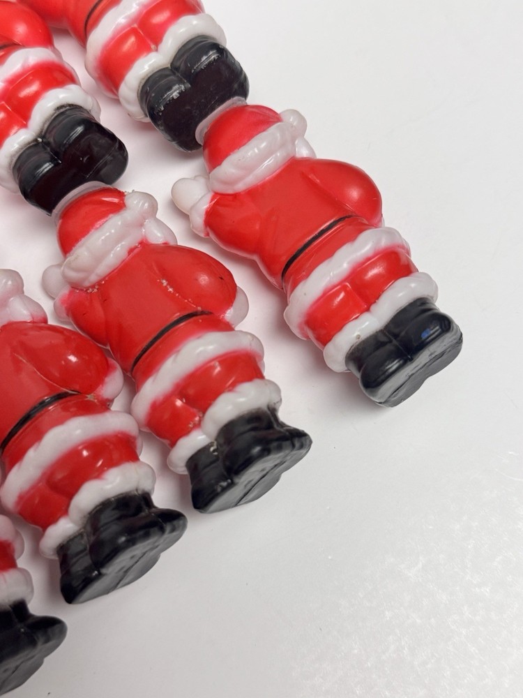 18 Vintage Santa Claus String Light Covers Christmas 2.75”