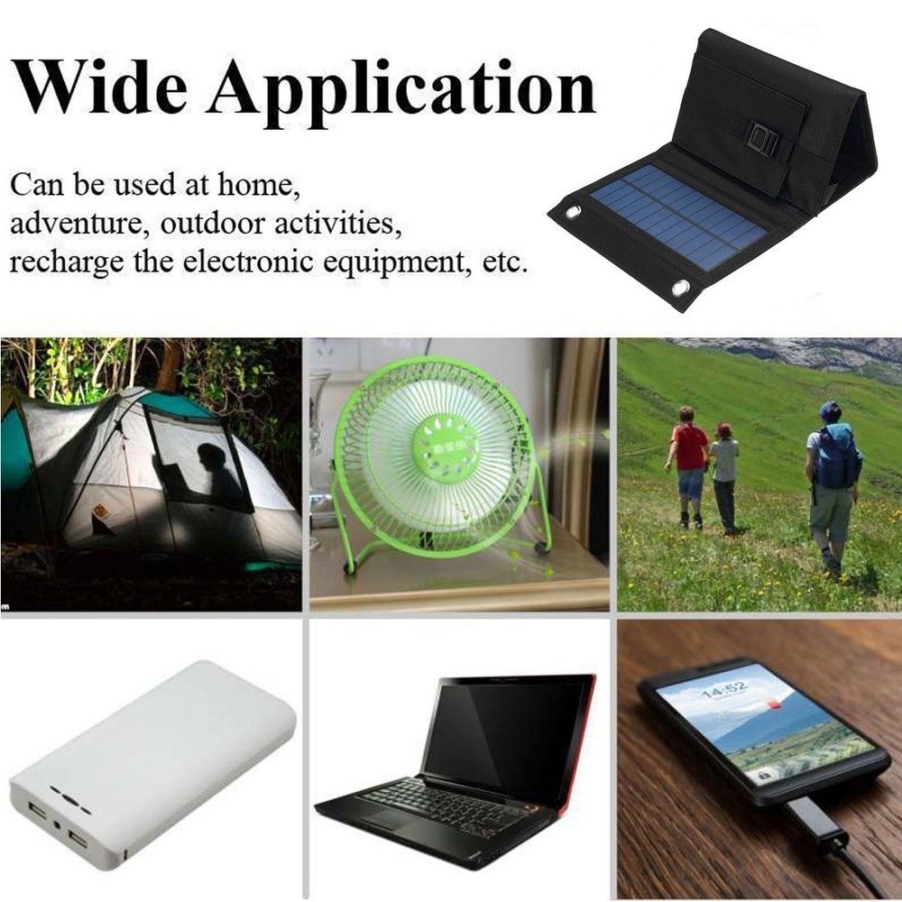 30W FOLDABLE SOLAR PANEL HOME GENERATOR CARAVAN BATTERY CHARGING CAMPING POWER