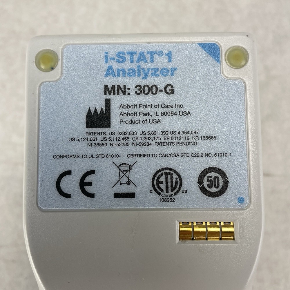 Abbott i-STAT 1 Wireless Clinical Blood Analyzer Untested