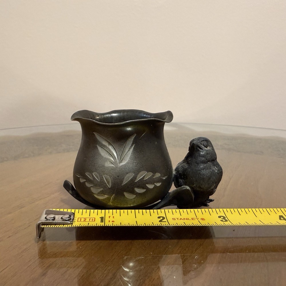 William Rogers Silver Plates Bird Toothpick Holder With Maker’s Mark