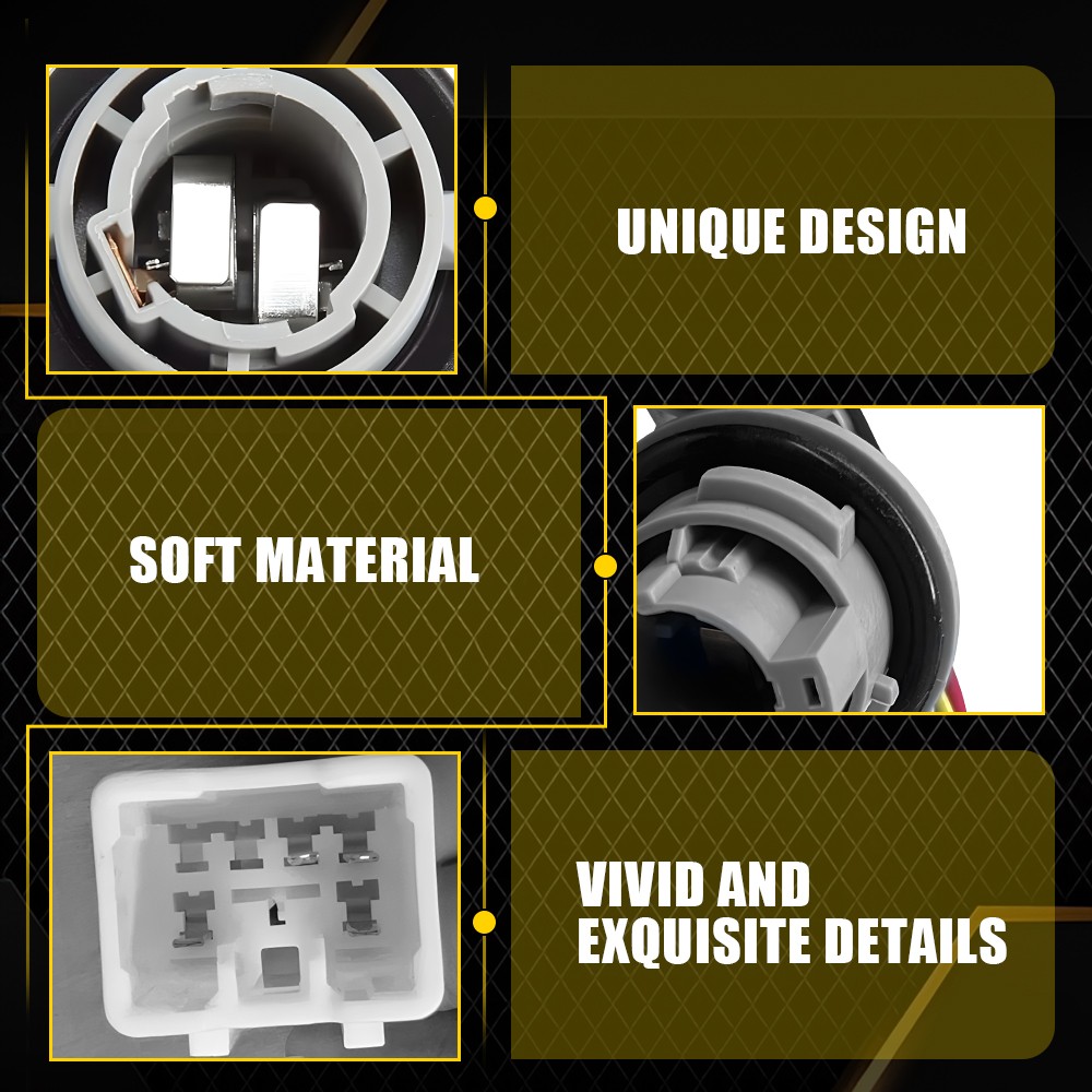 Tail Light Socket Wiring Fits Forte Kia 2017-2018 ABS Copper Construction