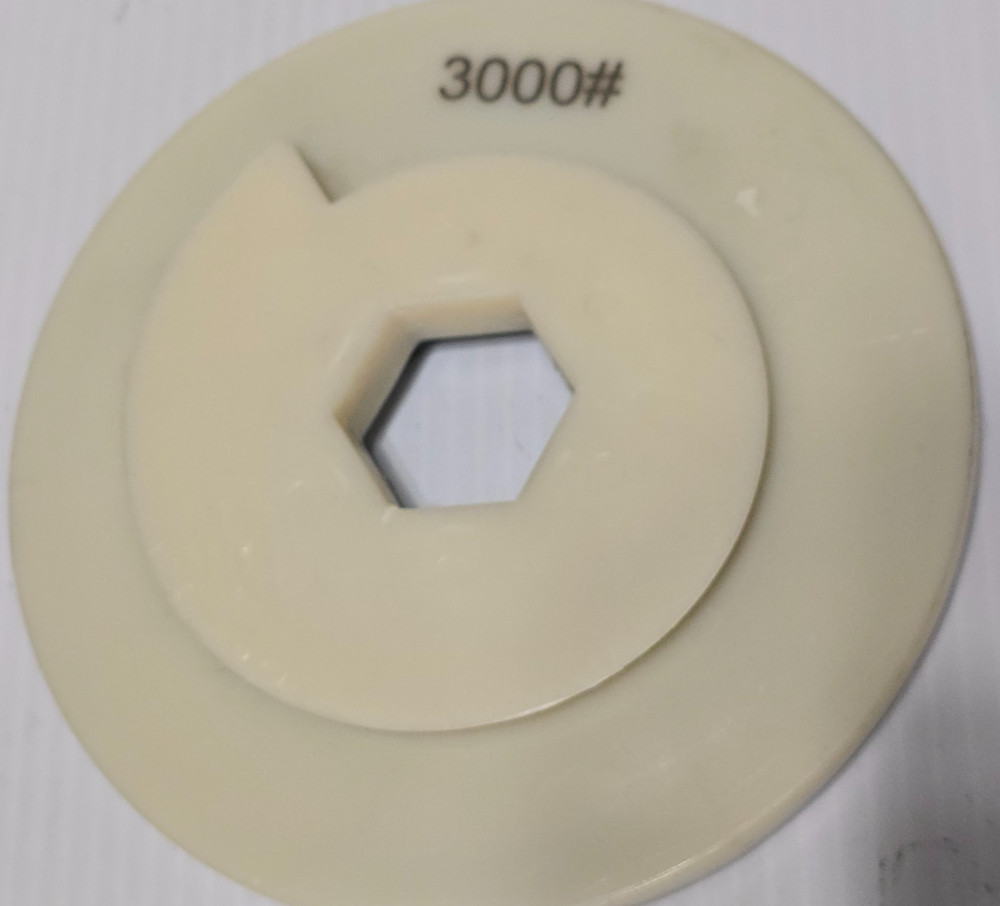 3 PC - #50, #3000 & BUFF Snail Lock Polishing Disc