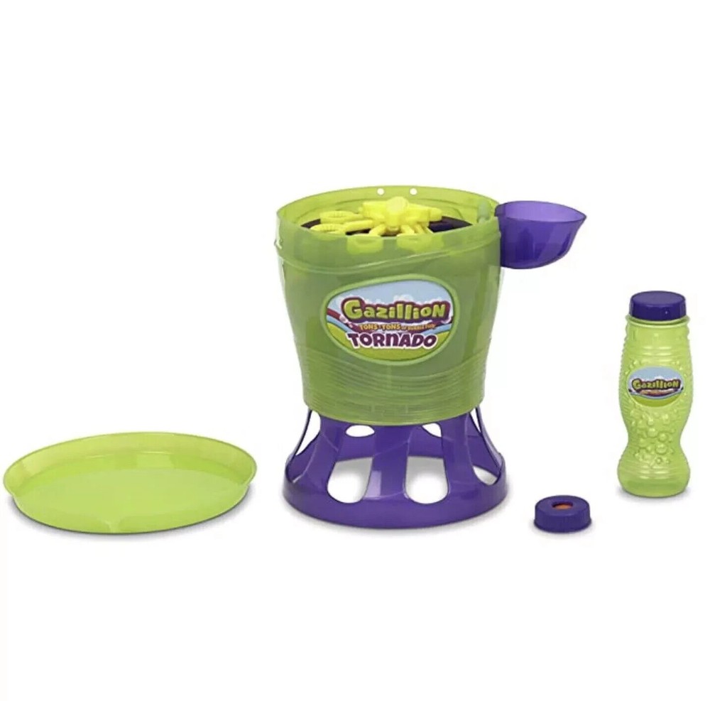 Gazillion Bubbles 3pk: Tornado Machine Ultimate Bubble Green Blower, Ages 3+🆕