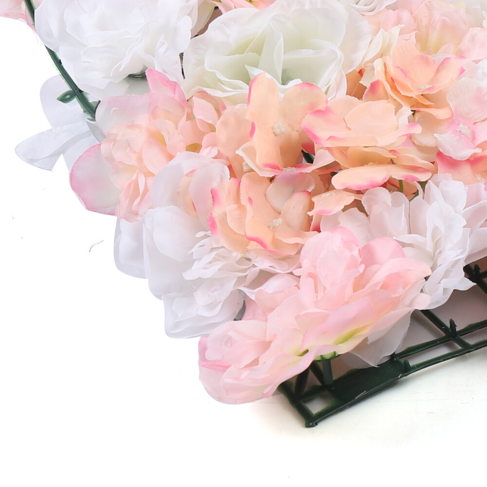 6pcs Artificial Flower Wall Panel Wedding Party Stage Backdrop Decor 24'x16'' US