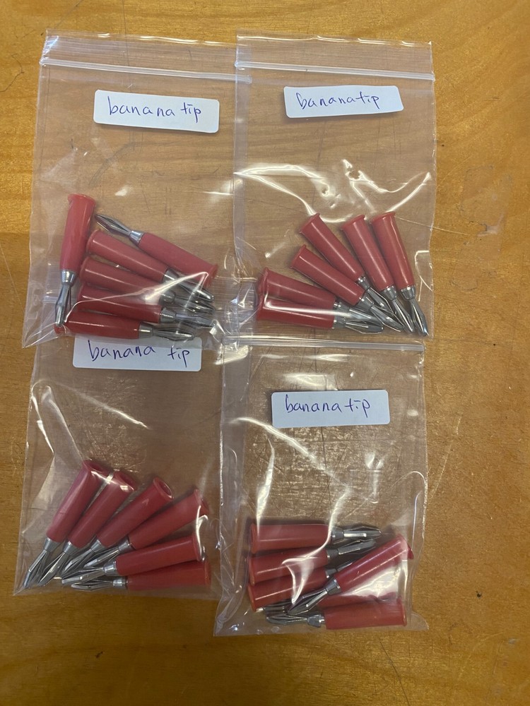 6PCS banana tip pin