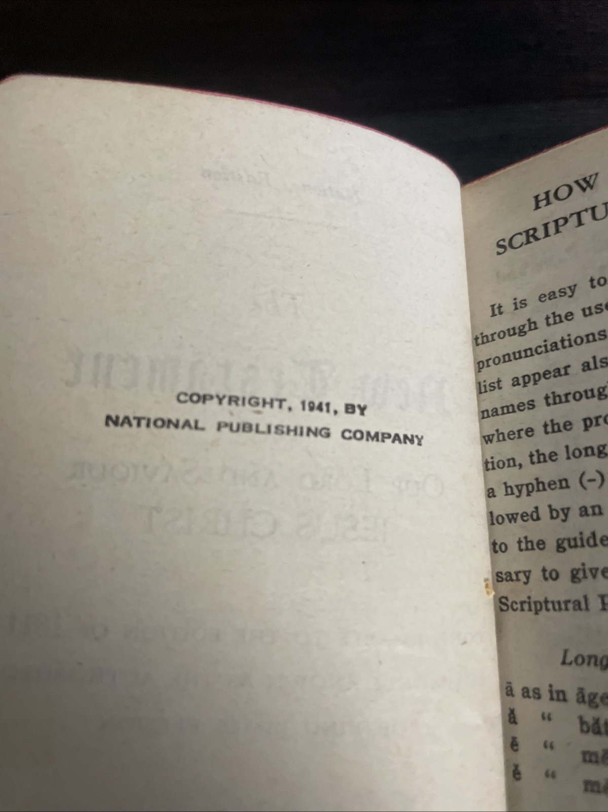 WWII 1941 US Army Nurse’s - New Testament Psalms Pocket Bible NICE COPY