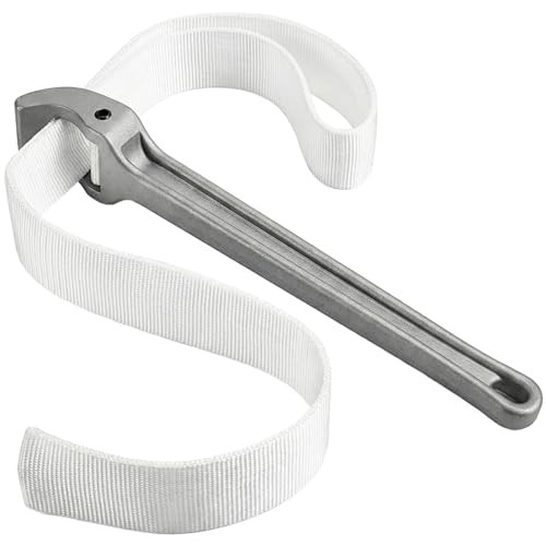 16 Inch Strap Wrench, Oil Filter Strap Wrenches, Thickened Adjustable Nylon