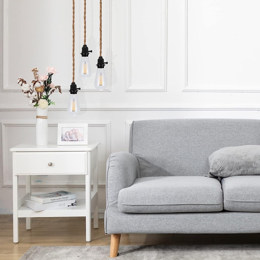 E26 Light Socket Replacement with On/Off Switch for Lamps (3 Pack)