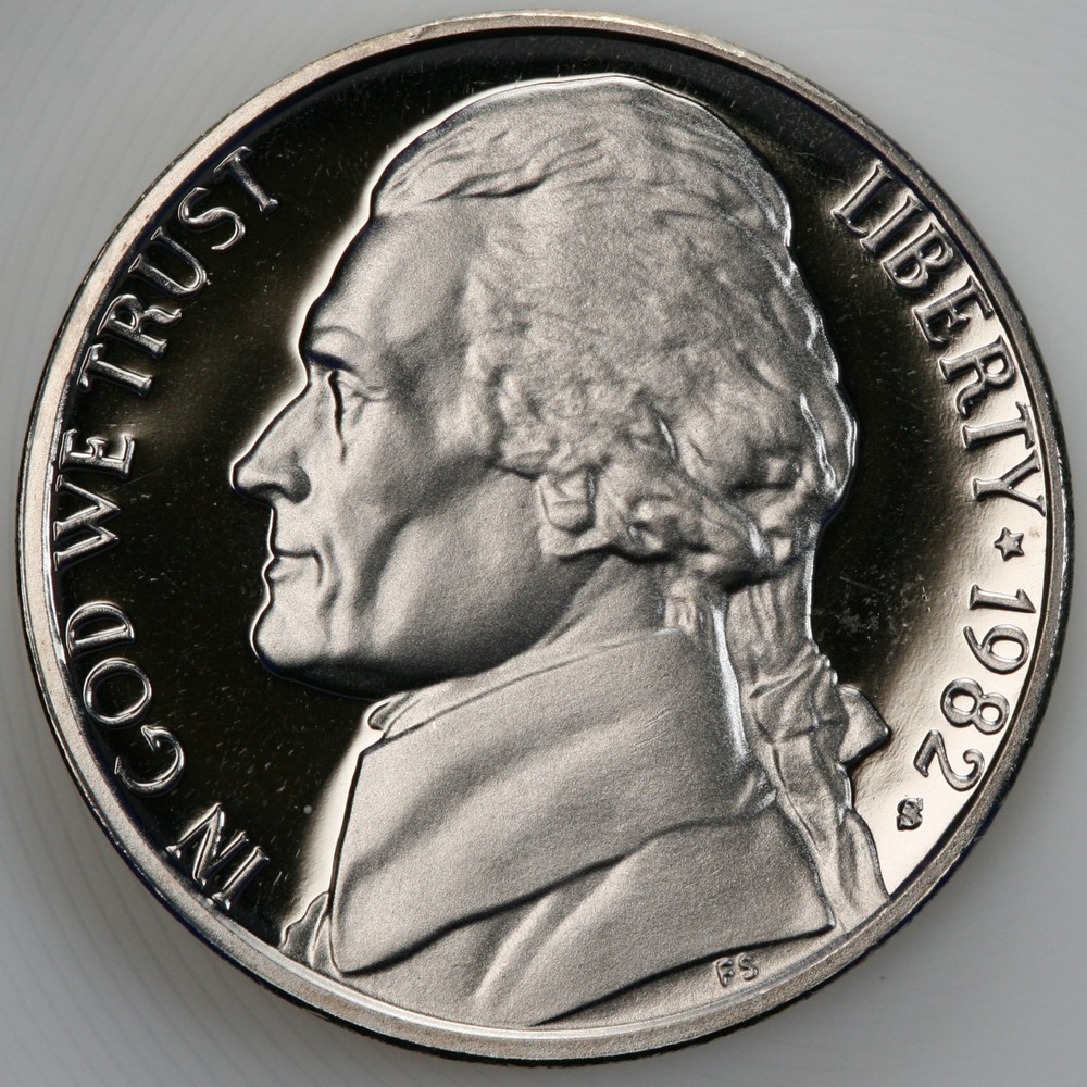 1982 S Gem DCam Proof Jefferson Nickel