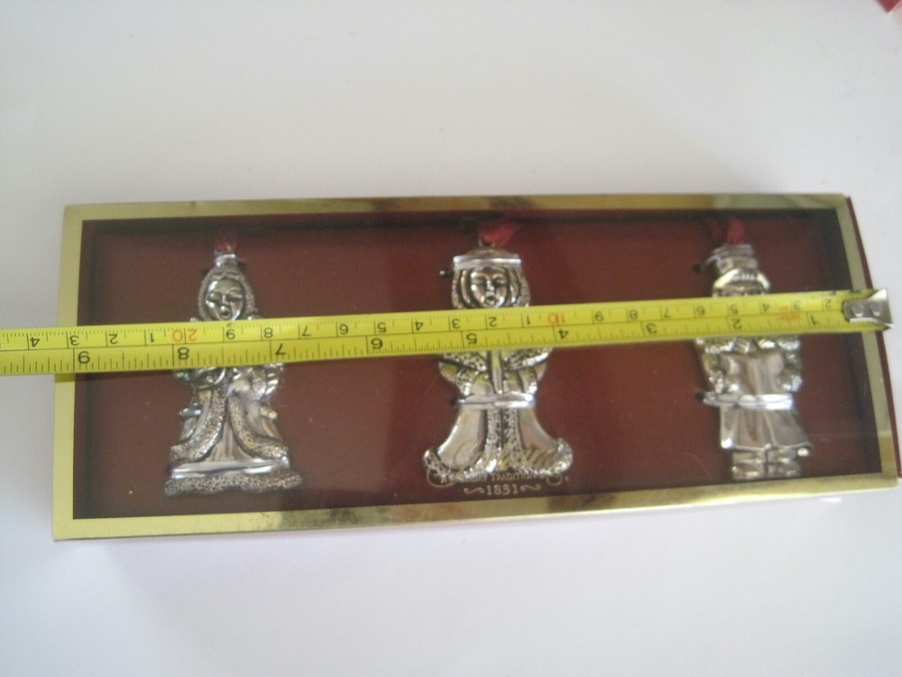 Gorham Carolers Silver Plate In Box Set 3