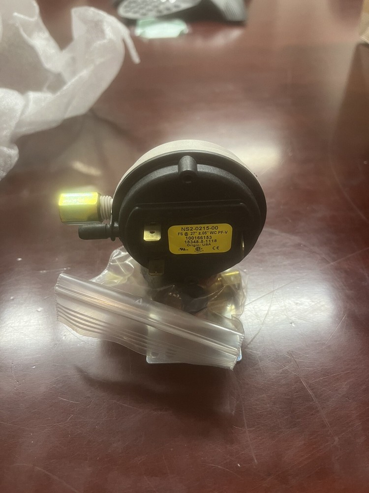 lochinvar switch pressure 27" wc