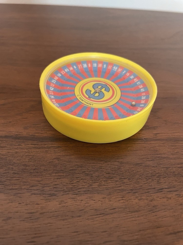 Vintage Pocket Roulette Toy RAMTHAINT