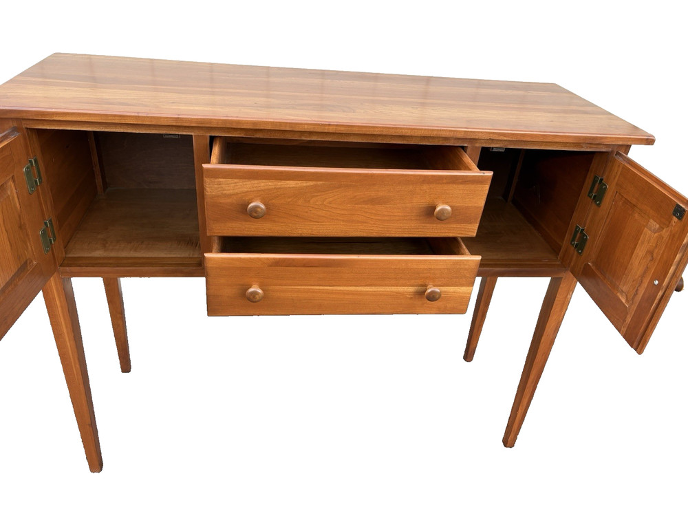 67224 Solid Cherrry Hepplewhite Sideboard Buffet Cabinet