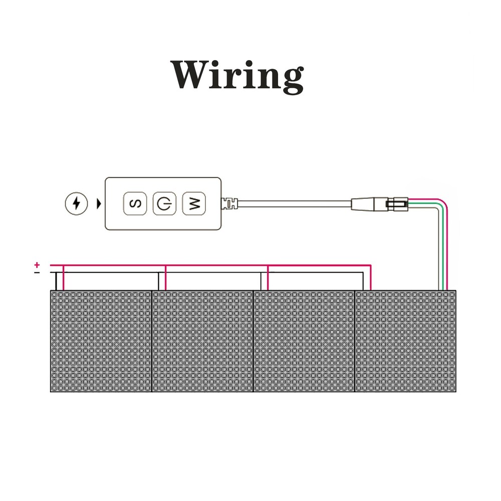 SP802E Controller Wifi Bluetooth App Addressable Display for 5V LED Panel Screen