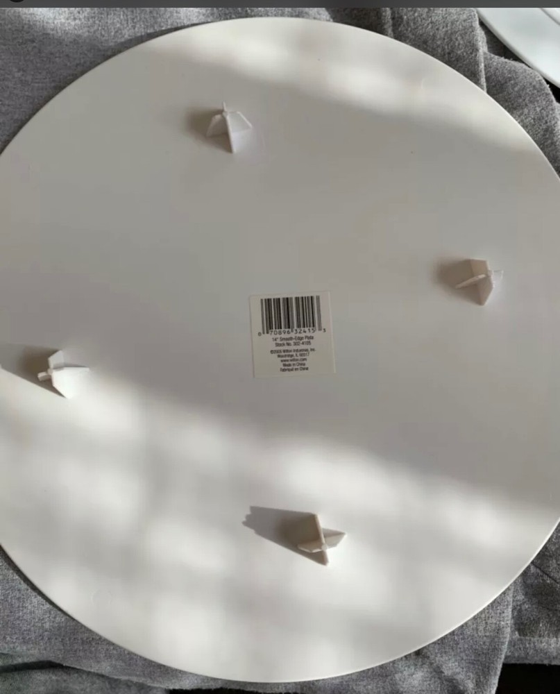 New Wilton Decorator Preferred Smooth Edge Round Cake Separator Plate Multi Size