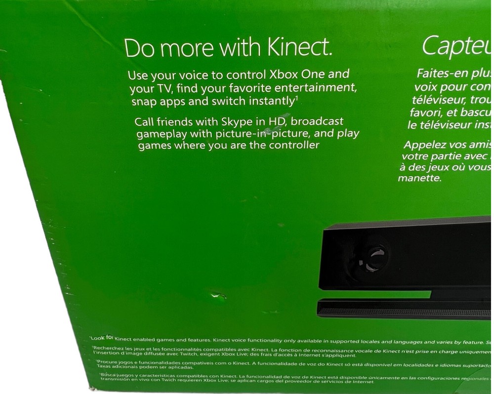 Xbox One Kinect Sensor By Microsoft With Box And Instructions Preowned Untested