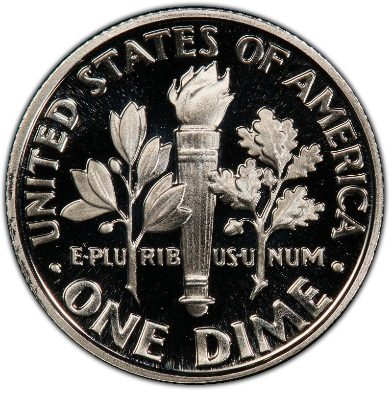 2005-S Clad Proof Roosevelt Dime 10C