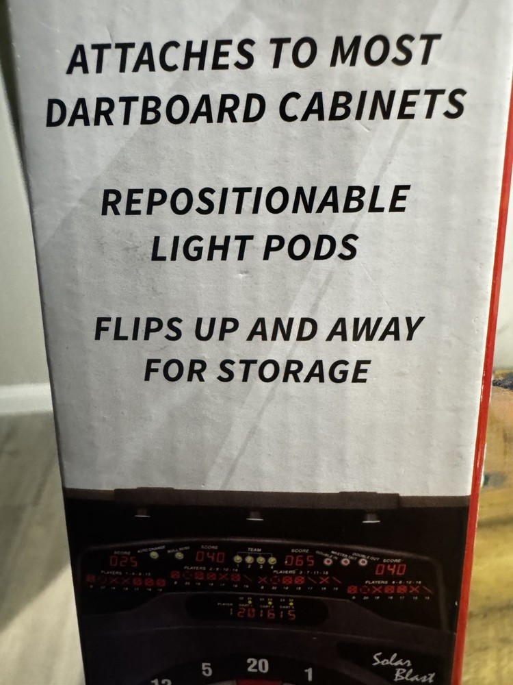 Viper Shadow Buster Dartboard Cabinet Mounted Display Light