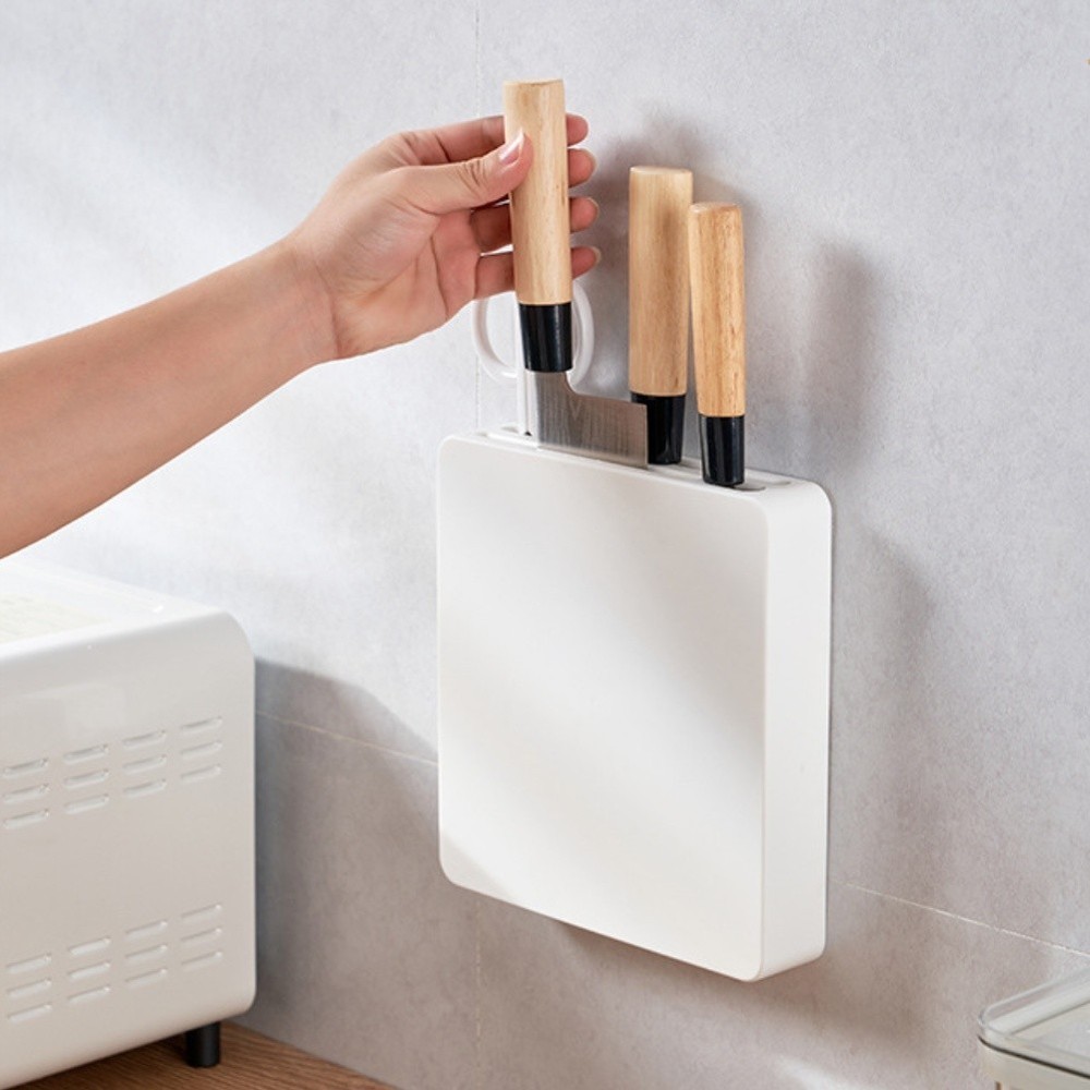 Space Saving Wall Mounted Rack Household Tool Storage Shelf Dust Proof Design