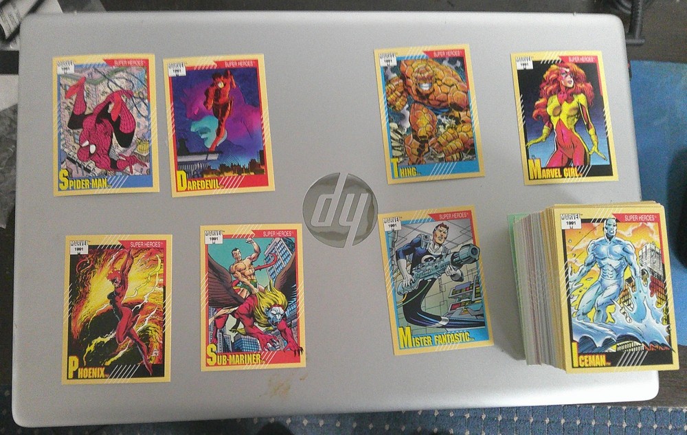 MARVEL UNIVERSE SERIES II Comic Complete 162 Trading Card Set 1991